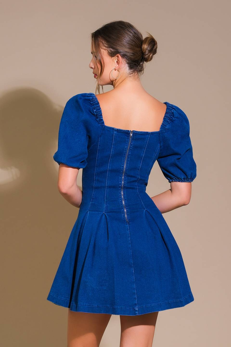 DO YOU EVER DENIM MINI DRESS Flying Tomato